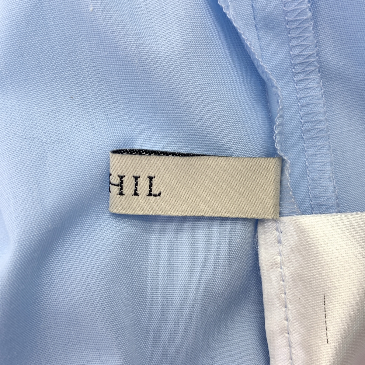 LE PHIL / ルフィル TCブロードブラウス シャツ