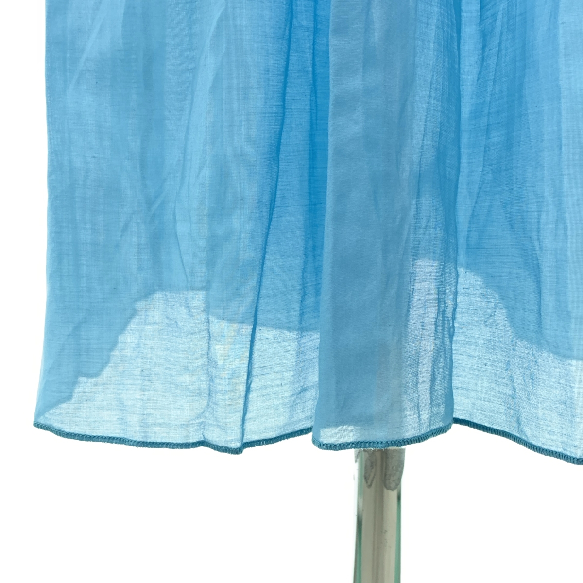 MYLAN / マイラン コットン シルク ギャザー クリンクル ワンピース