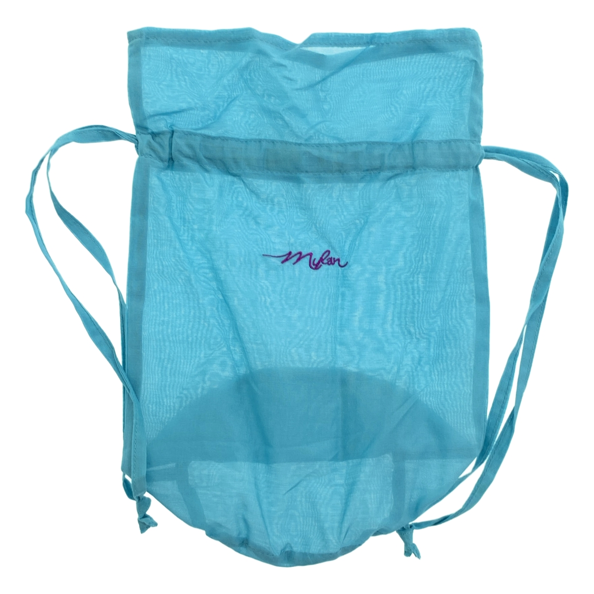 MYLAN / マイラン コットン シルク ギャザー クリンクル ワンピース