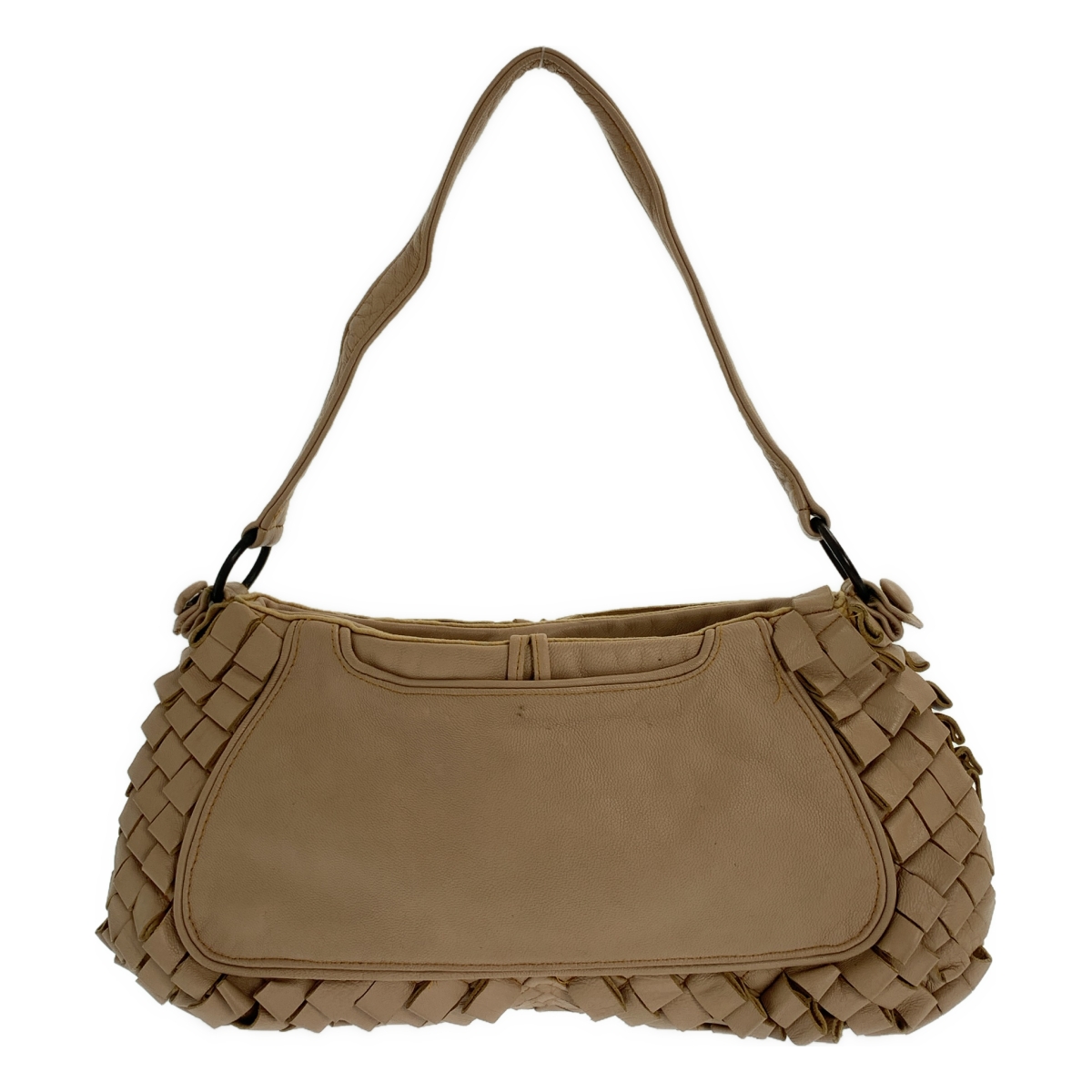 JAMIN PUECH / ジャマンピエッシュ レザー フリンジ ショルダーバッグ