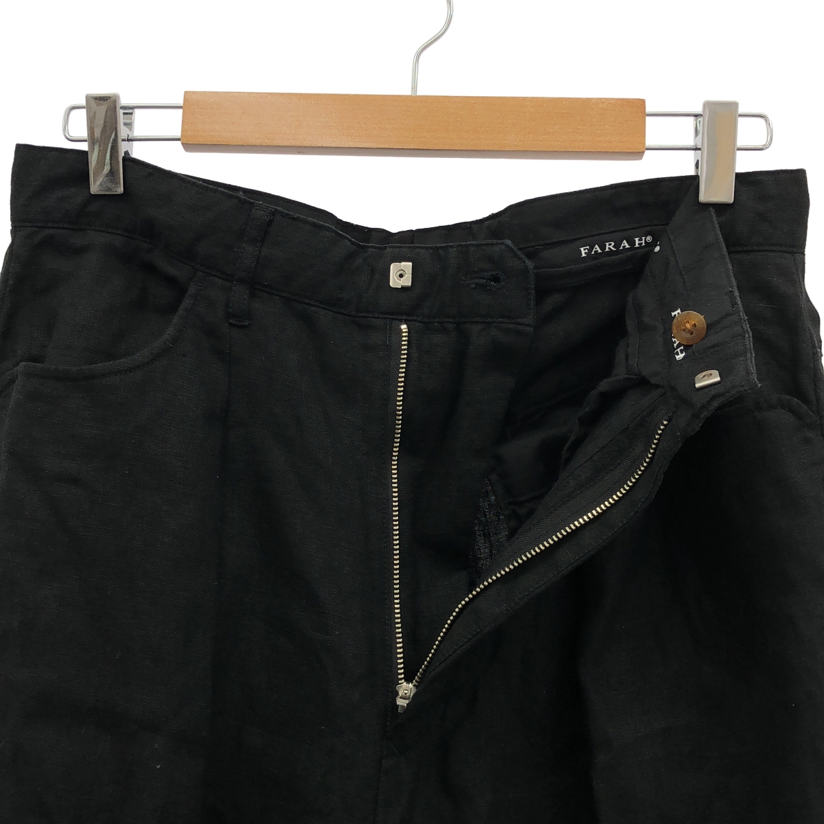 FARAH / ファーラー One-tuck Wide Tapered Pants / リネン ワイドスラックス パンツ