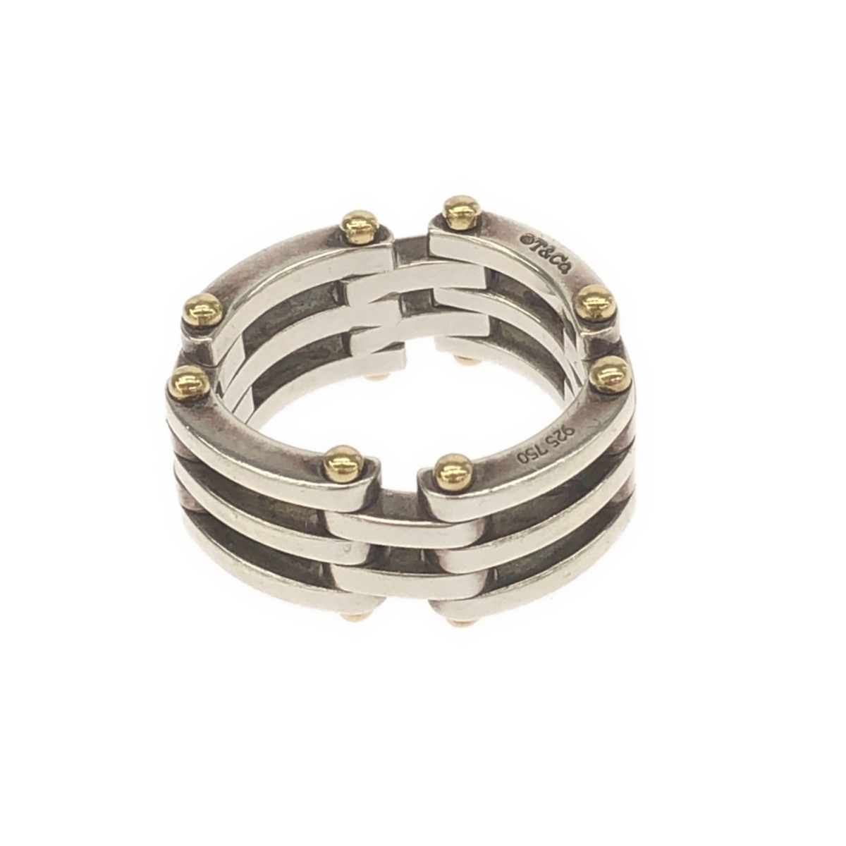 Tiffany & Co / ティファニー コンビ ゲートリング / 925 K18YG