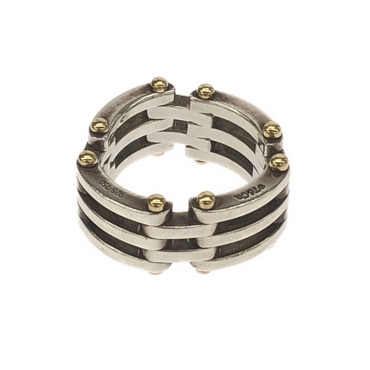 Tiffany & Co / ティファニー コンビ ゲートリング / 925 K18YG