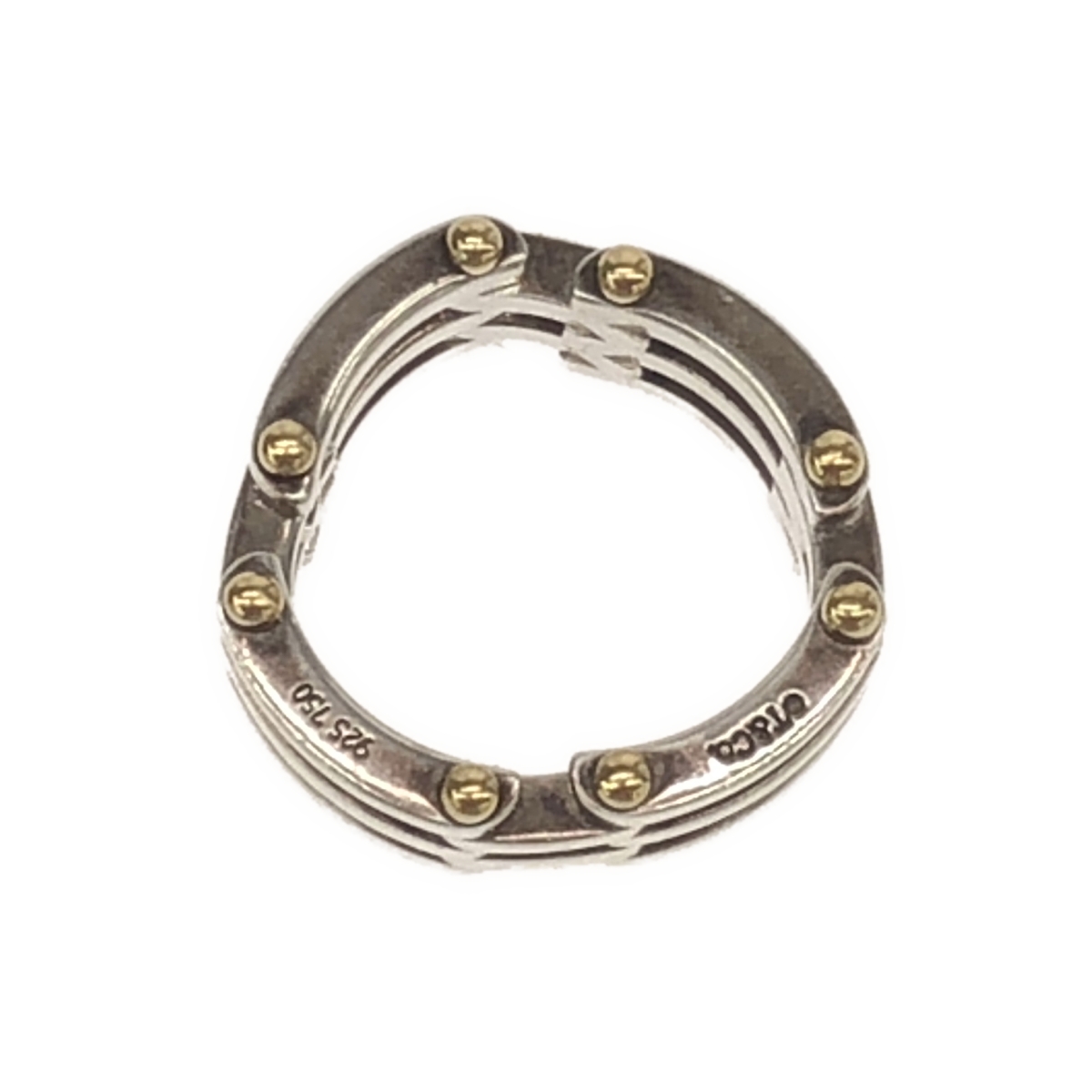 Tiffany & Co / ティファニー コンビ ゲートリング / 925 K18YG