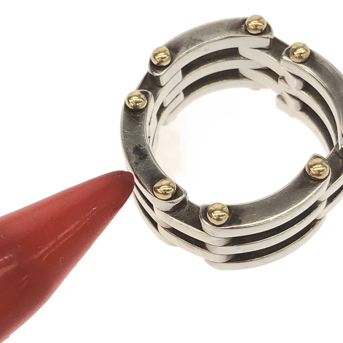 Tiffany & Co / ティファニー コンビ ゲートリング / 925 K18YG