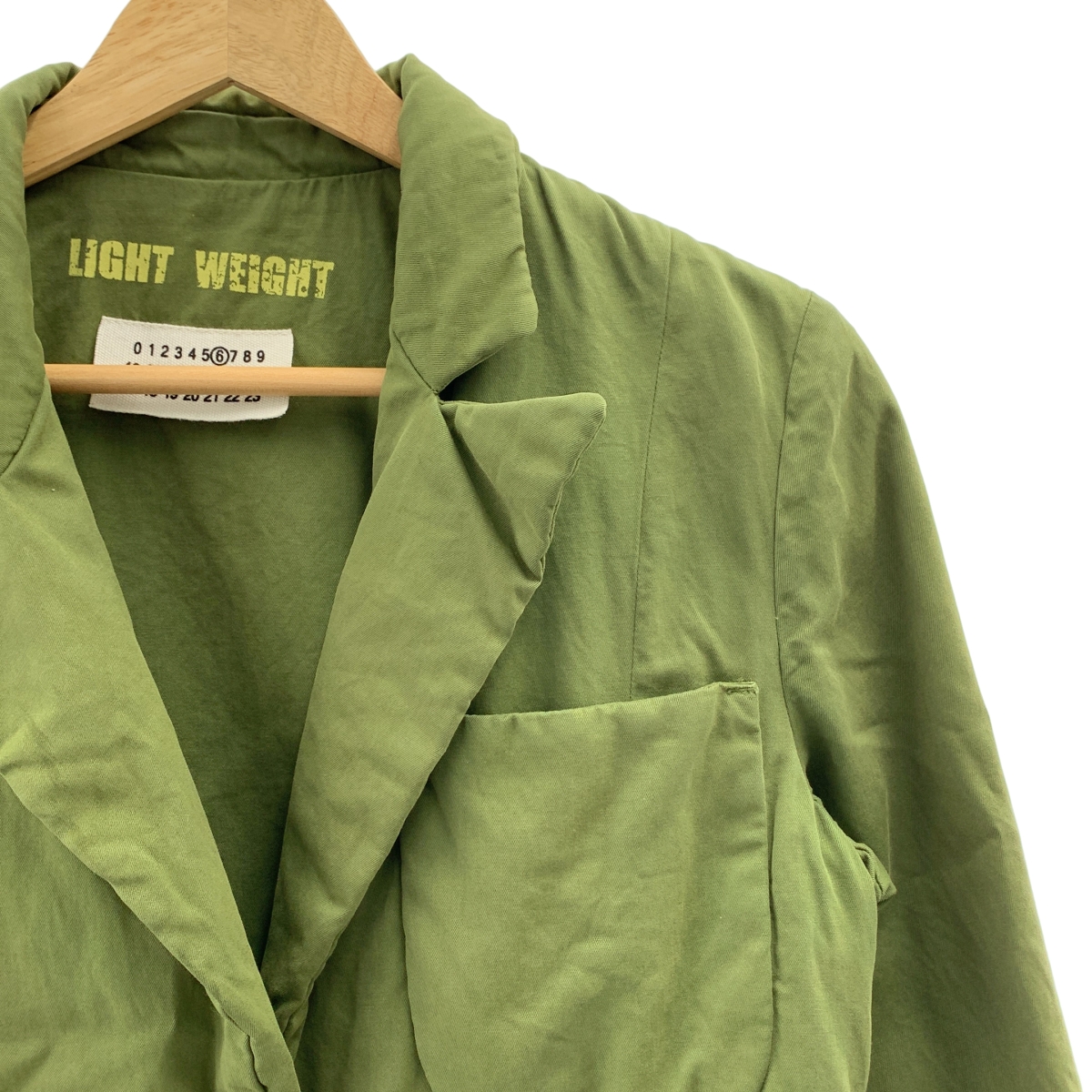 Martin Margiela / マルタンマルジェラ LIGHT WEIGHT / ここのえ コットン テーラードジャケット