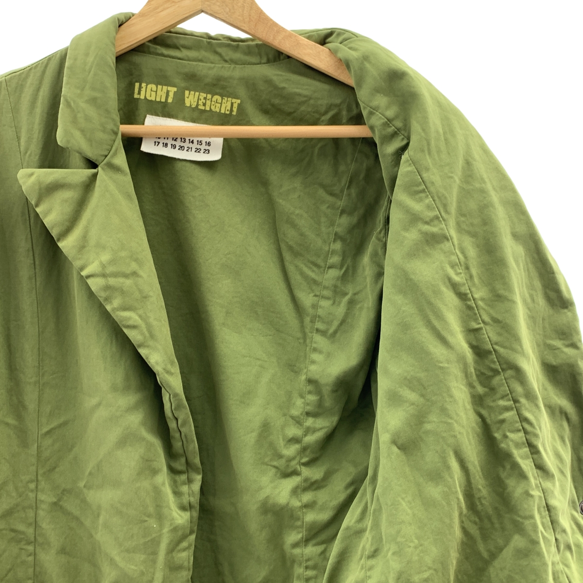 Martin Margiela / マルタンマルジェラ LIGHT WEIGHT / ここのえ コットン テーラードジャケット