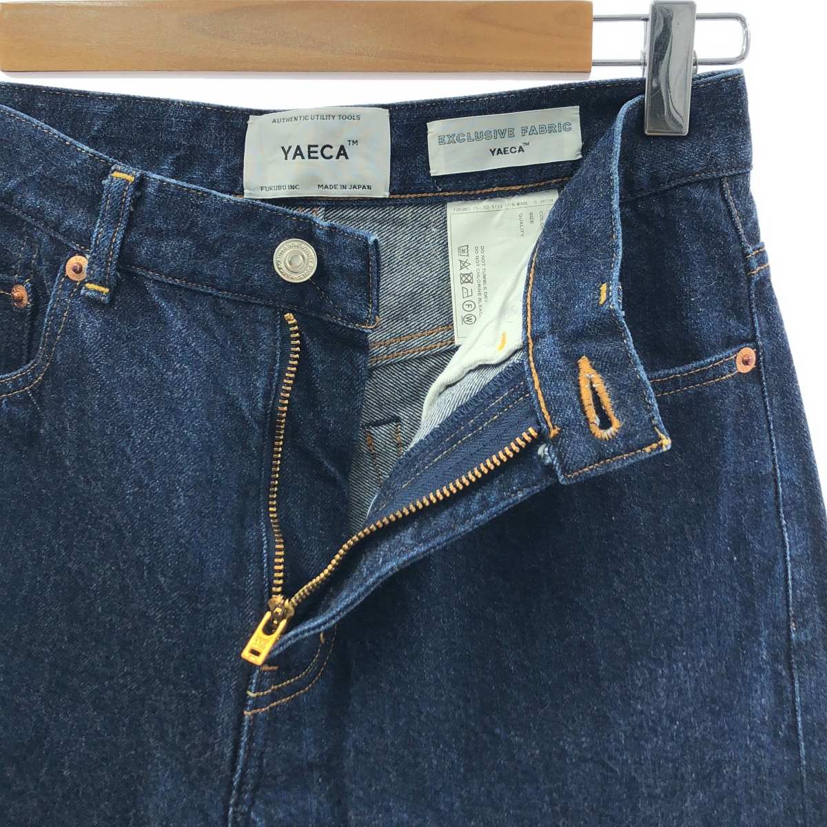 YAECA / ヤエカ DENIM PANTS WIDE TAPERED ワイド デニムパンツ