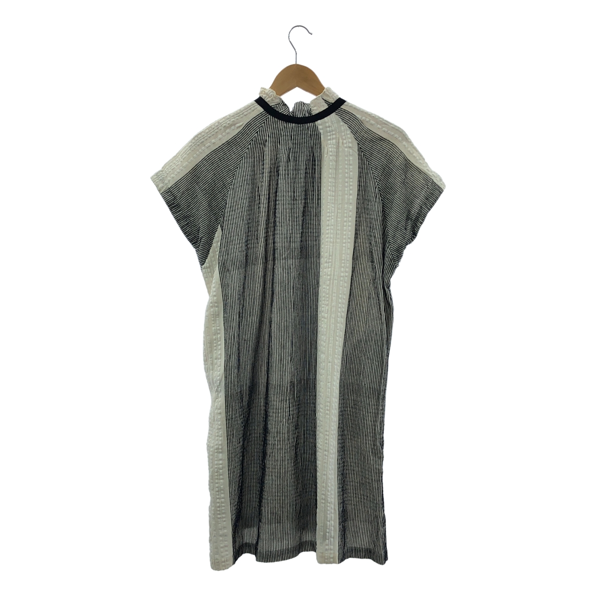 その他 エンブロイダリー ポケット付き ギャザー シャツ ワンピース