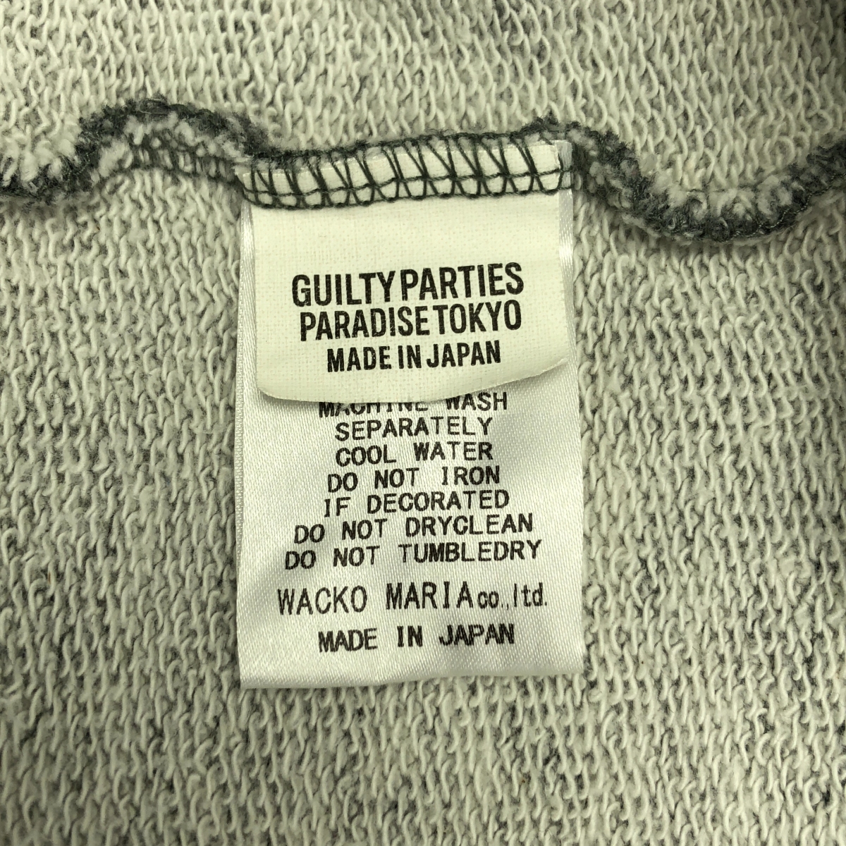 WACKO MARIA / ワコマリア 酔生夢死 プリント パーカー