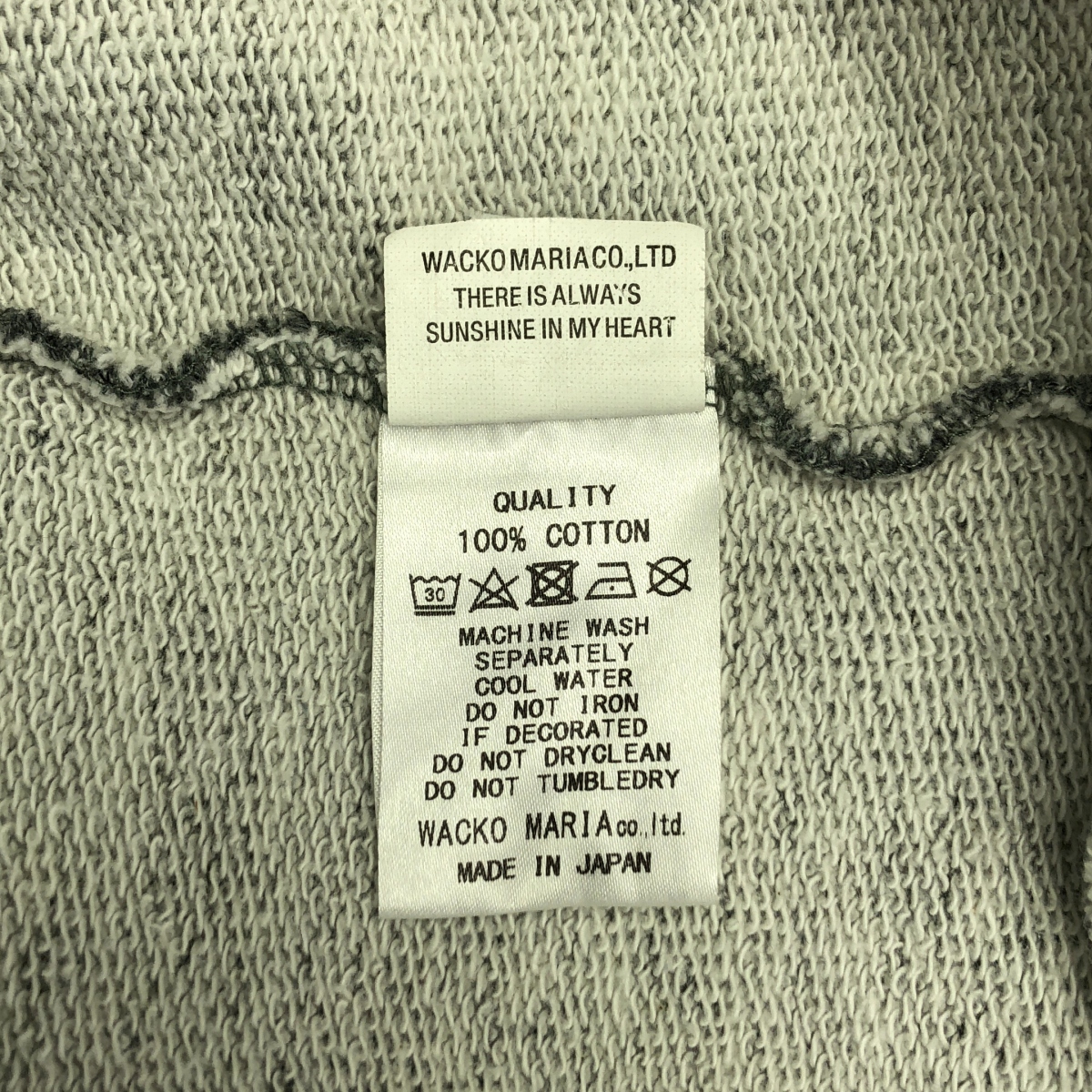 WACKO MARIA / ワコマリア 酔生夢死 プリント パーカー