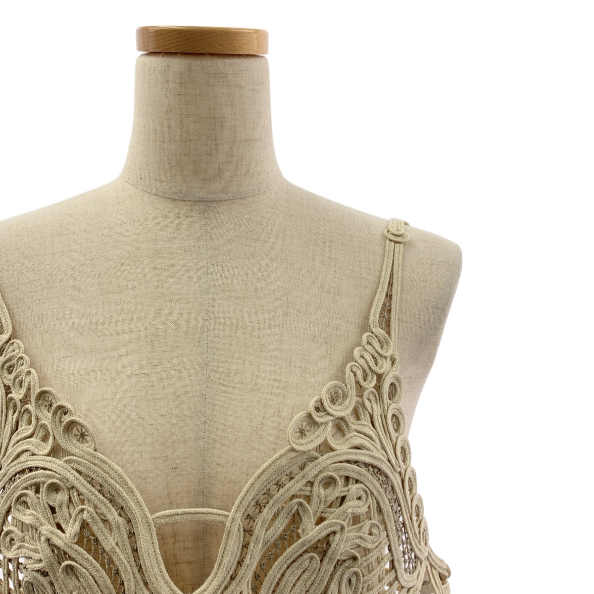 Mame Kurogouchi / マメクロゴウチ Cording Embroidery Vest  エンブロイダリー ベスト