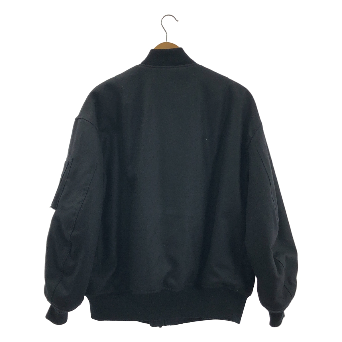 marka / マーカ PUFFED BOMBER JACKET MA-1 / ウール フライト ジャケット ブルゾン / 総裏地