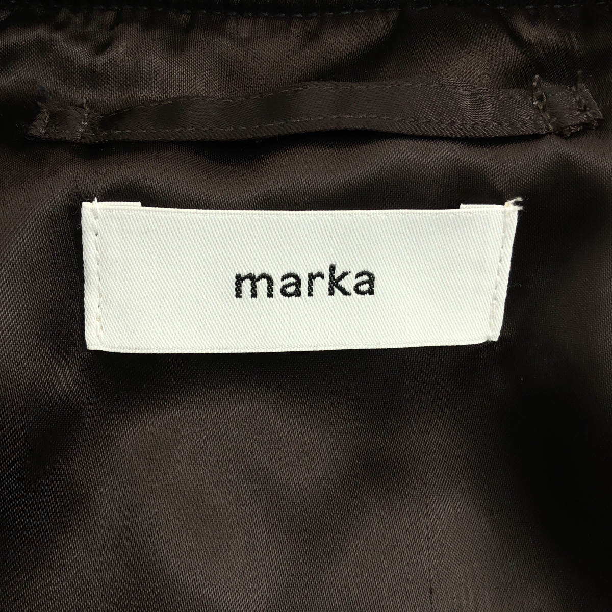 marka / マーカ PUFFED BOMBER JACKET MA-1 / ウール フライト ジャケット ブルゾン / 総裏地