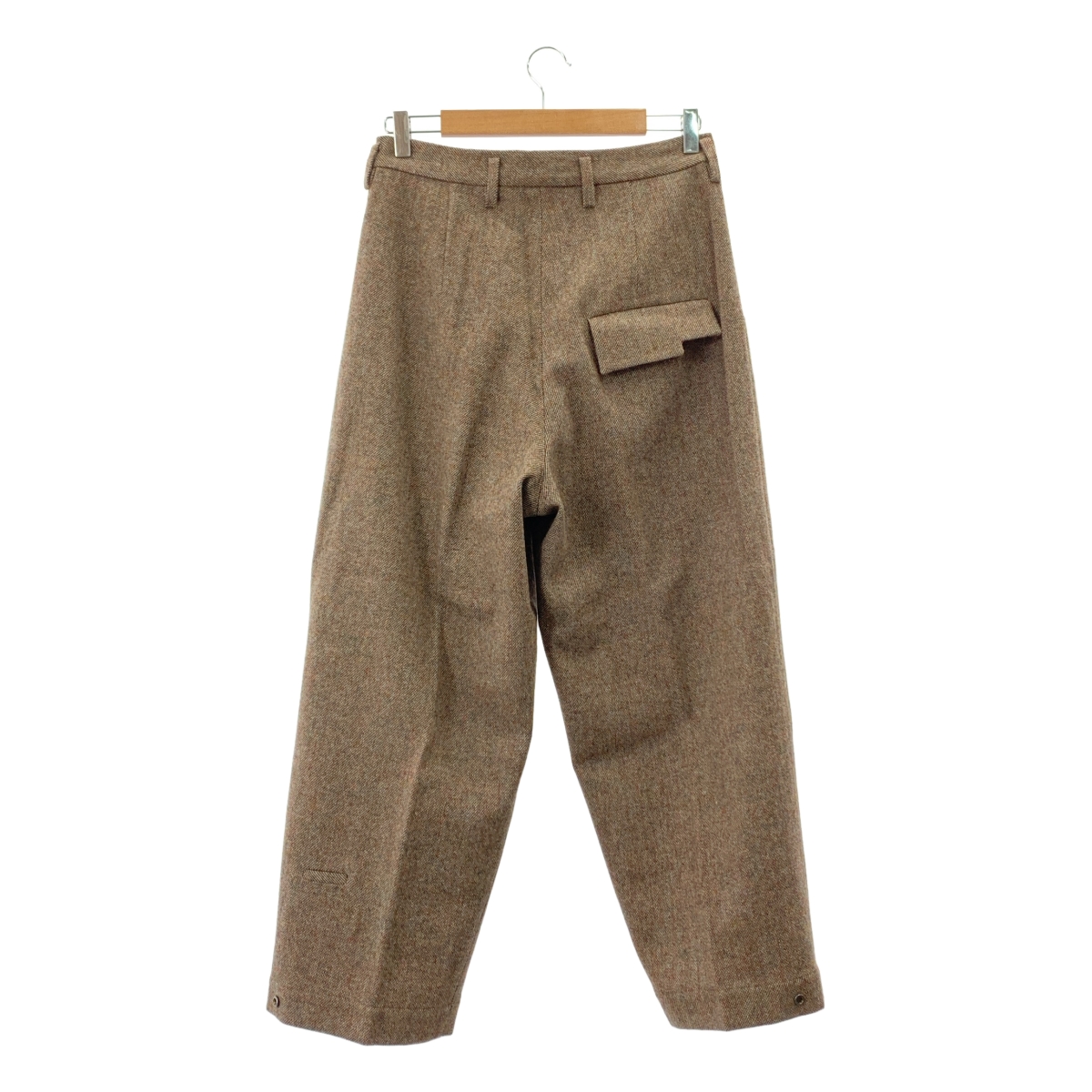 Dulcamara / ドゥルカマラ ツイード よそいき オーバータック パンツ