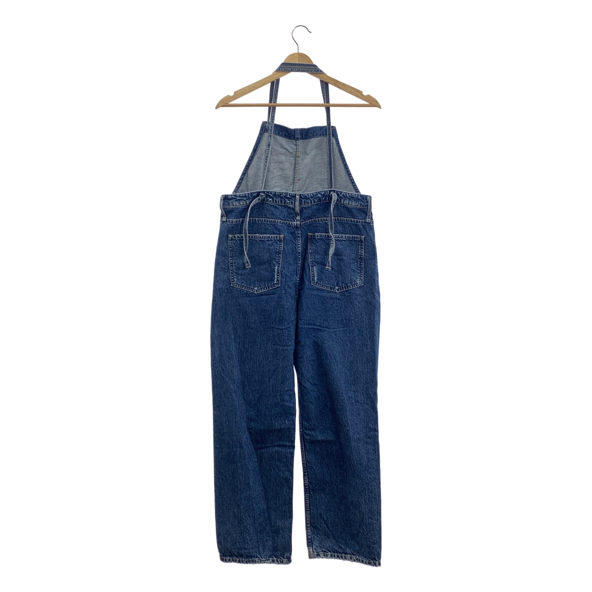 upper hights / アッパーハイツ THE PATTY / 別注 ダメージ加工 デニム サロペット