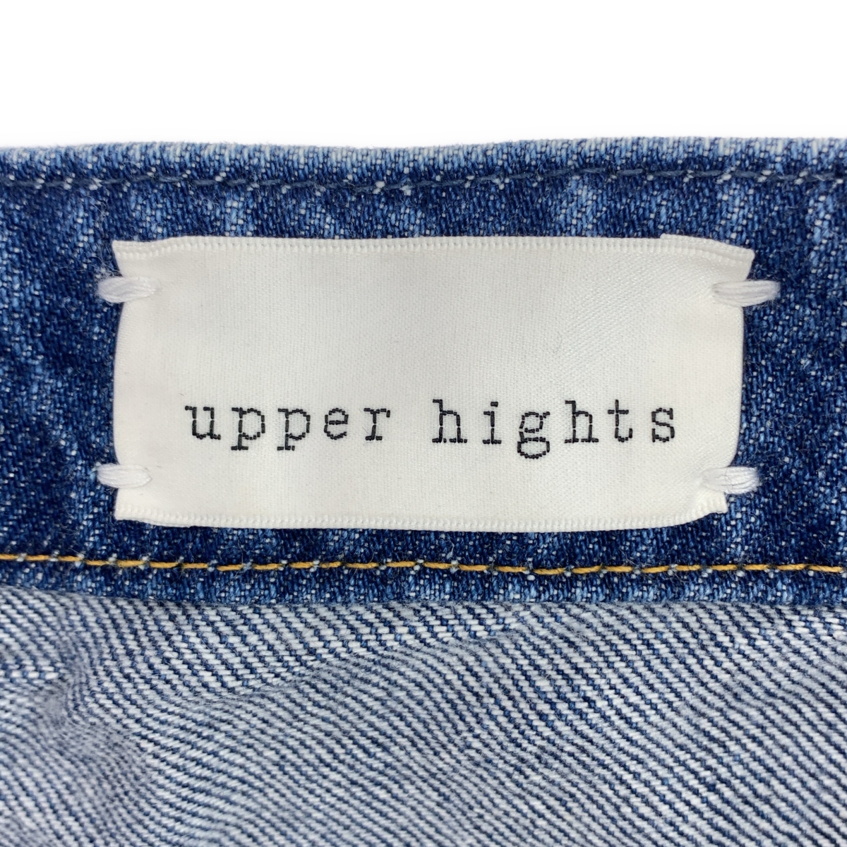 upper hights / アッパーハイツ THE PATTY / 別注 ダメージ加工 デニム サロペット