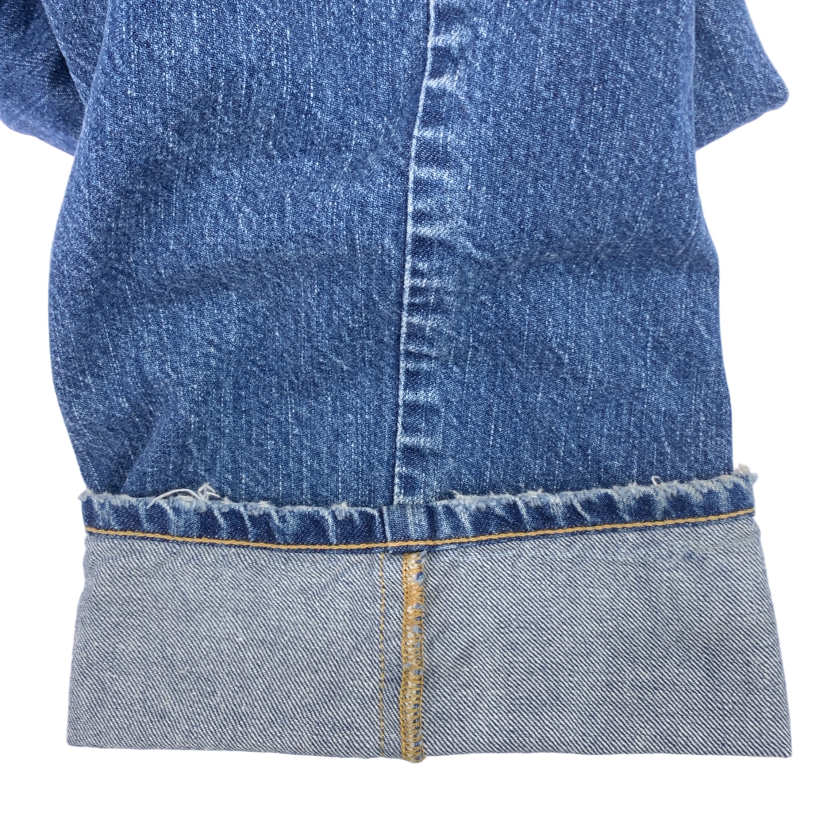 upper hights / アッパーハイツ THE PATTY / 別注 ダメージ加工 デニム サロペット