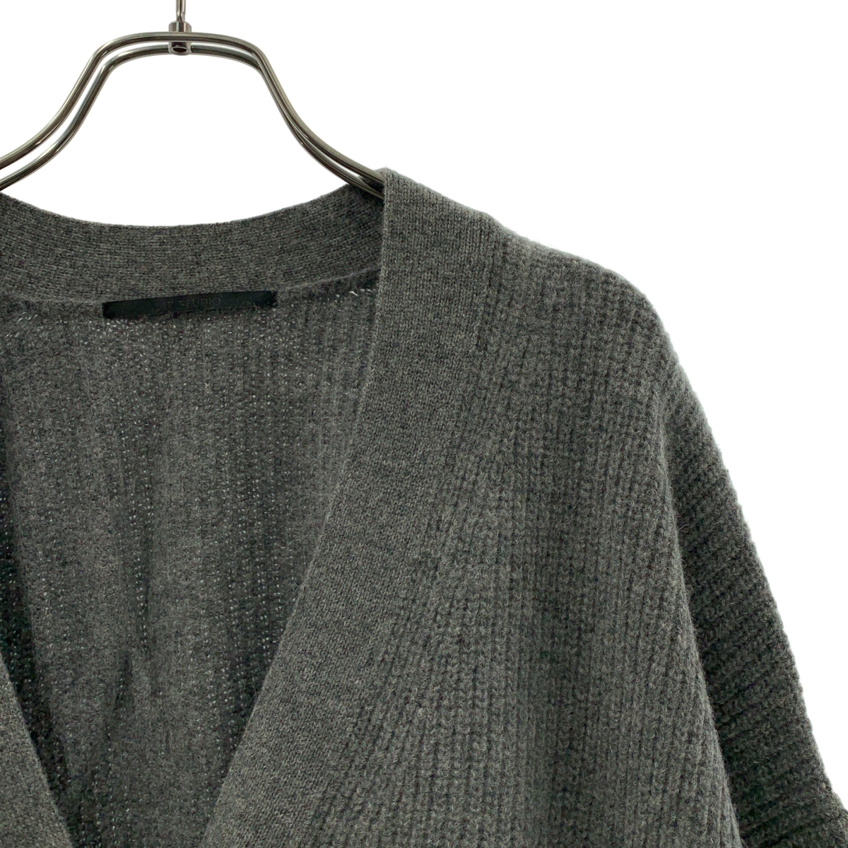 AP STUDIO / エーピーストゥディオ リブ オーバーサイズ カーディガン