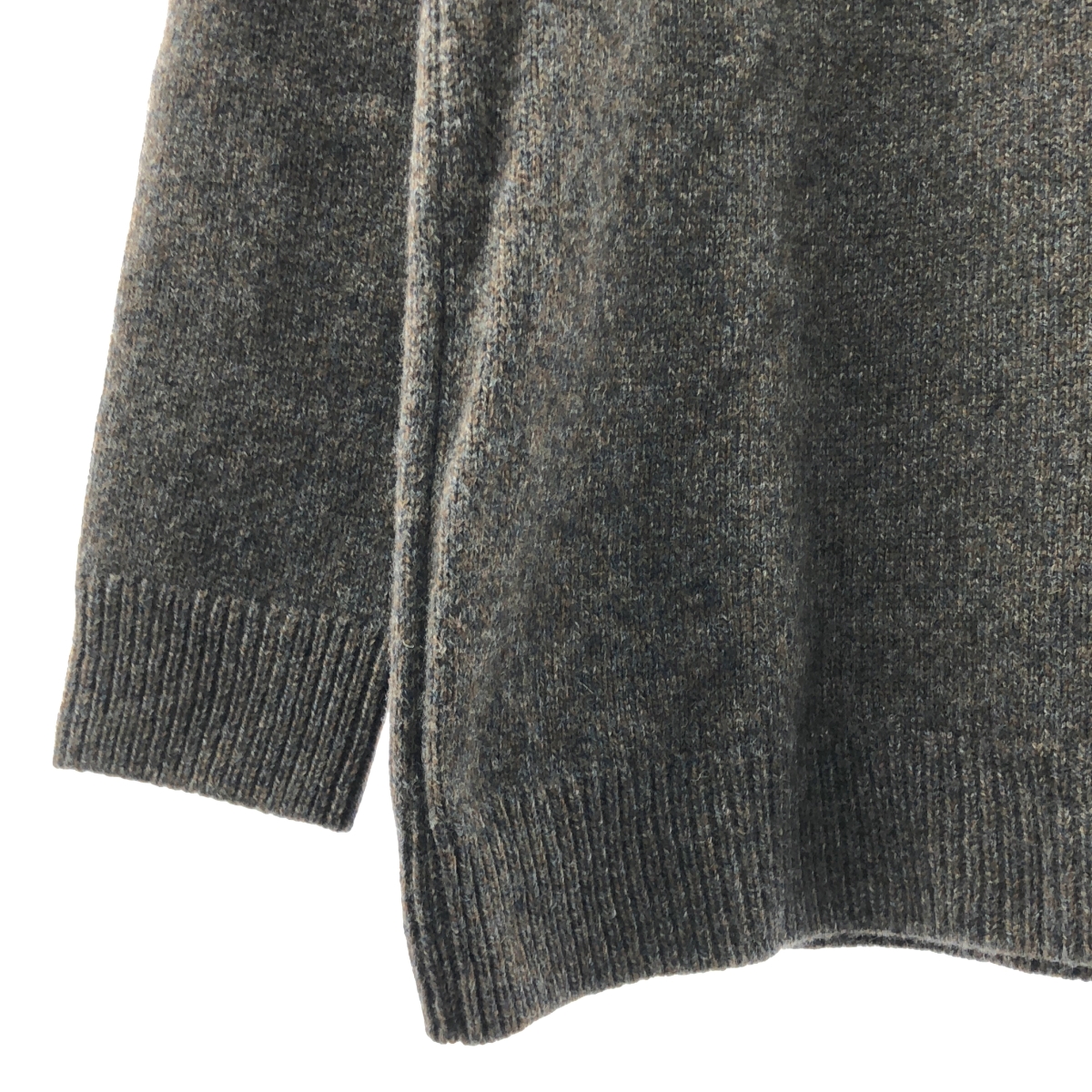 ATON / エイトン SILTE MOULINE OVERSIZED MOCKNECK SWEATER オーバーサイズド モックネック ウールニット