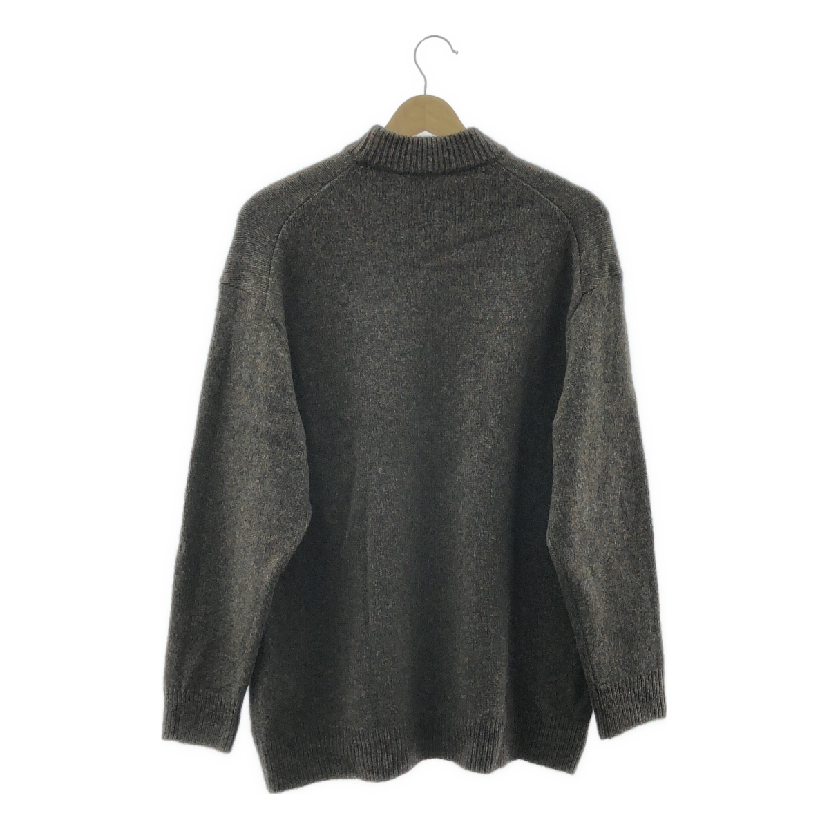 ATON / エイトン SILTE MOULINE OVERSIZED MOCKNECK SWEATER オーバーサイズド モックネック ウールニット