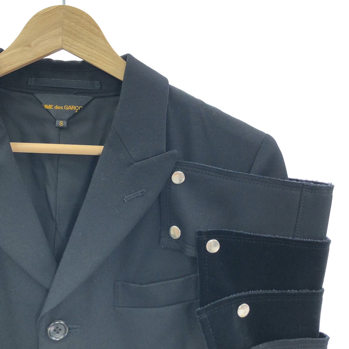 COMME des GARCONS / コムデギャルソン 18世紀のパンク 甲冑 テーラード ジャケット