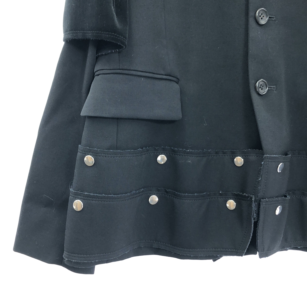 COMME des GARCONS / コムデギャルソン 18世紀のパンク 甲冑 テーラード ジャケット