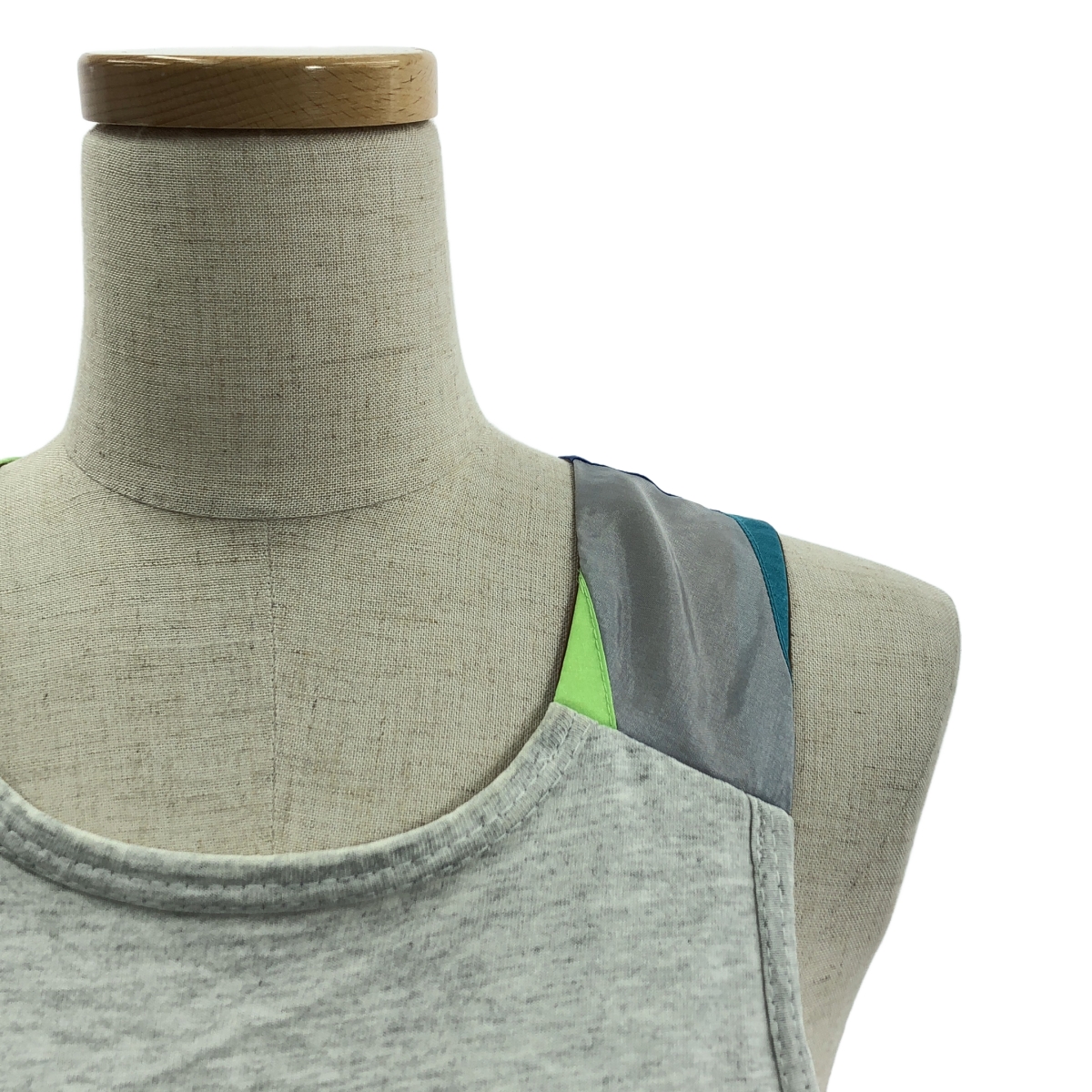 YEAH RIGHT!! / イエーライト ノースリーブ ドッキング ワンピース