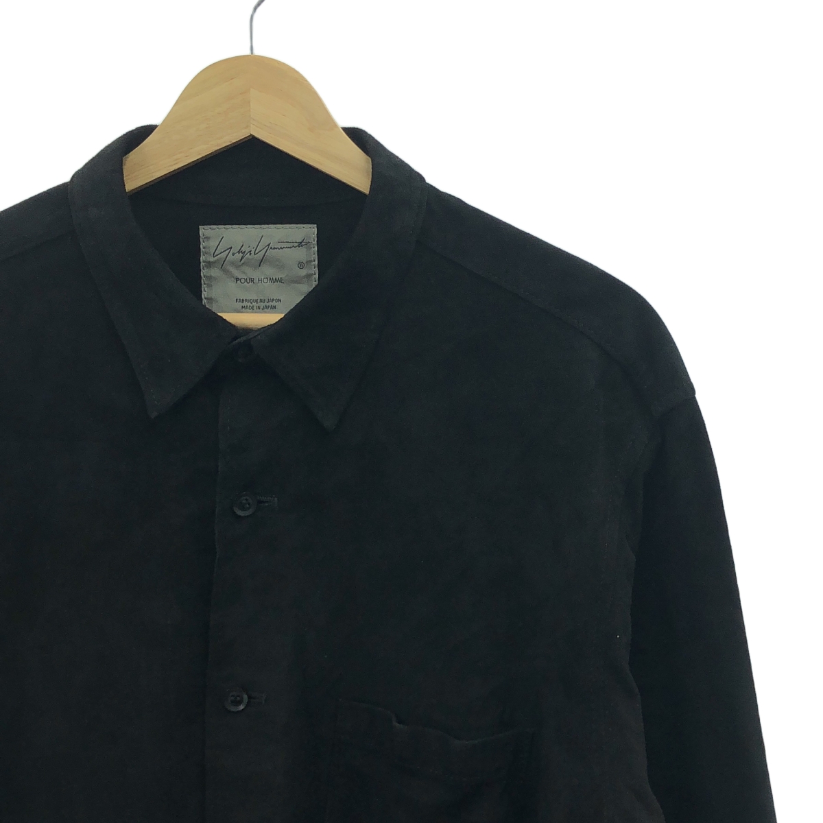 YOHJI YAMAMOTO POUR HOMME / ヨウジヤマモトプールオム × ISAMU KATAYAMA イサム カタヤマ / BACKLASH カンガルーレザー シャツ