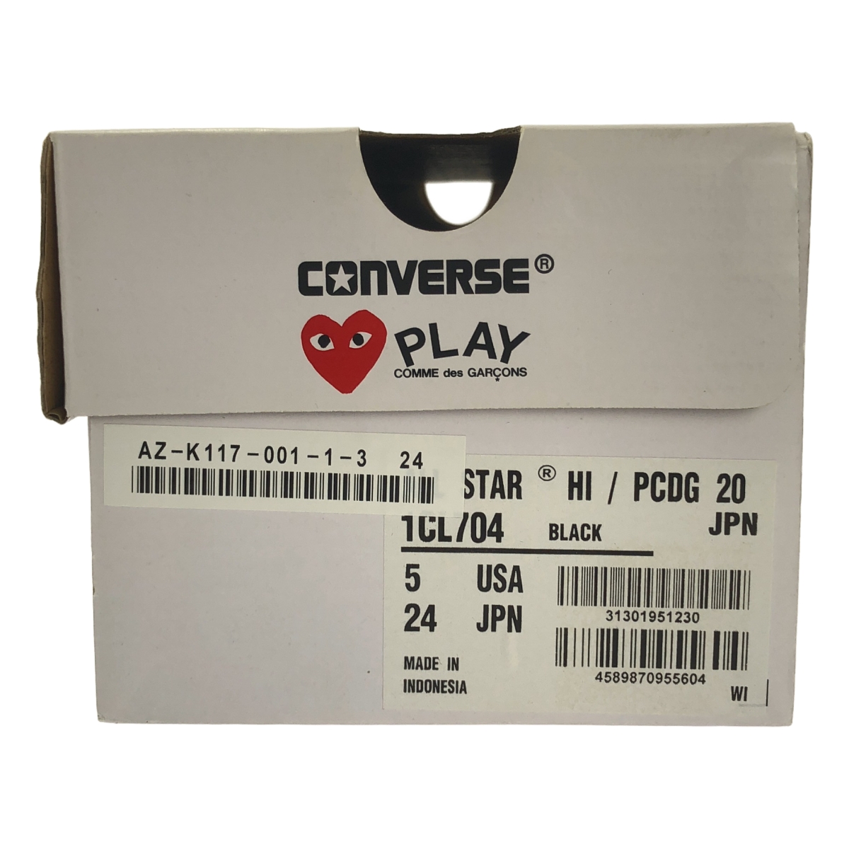 PLAY COMME des GARCONS / プレイコムデギャルソン × Converse Chuck Taylor Hi 