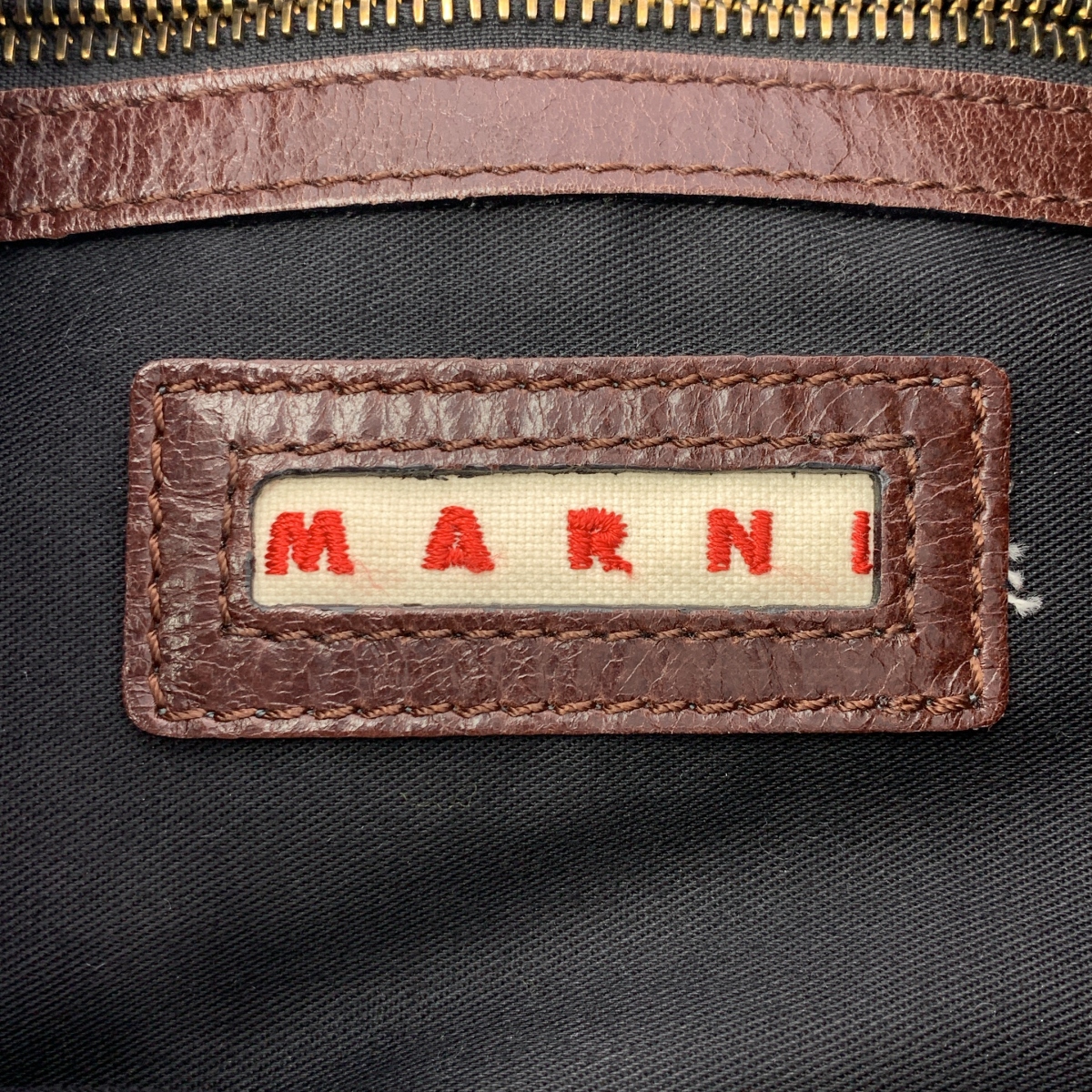 MARNI / マルニ レザー ワンショルダーバッグ