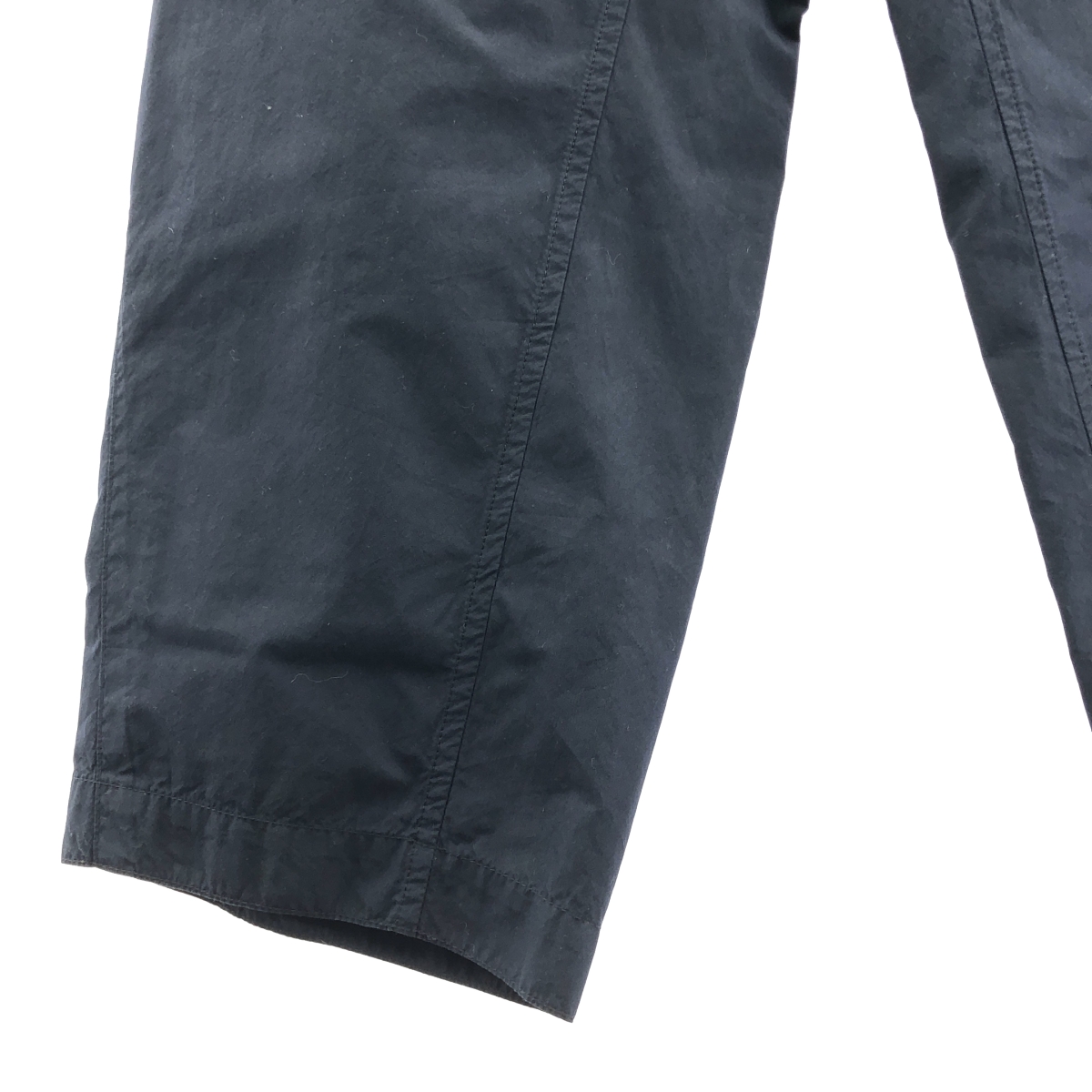 Drawer / ドゥロワー コットン ナイロン ベルテッド ワイドパンツ