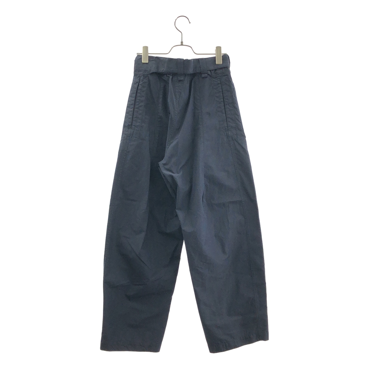 Drawer / ドゥロワー コットン ナイロン ベルテッド ワイドパンツ