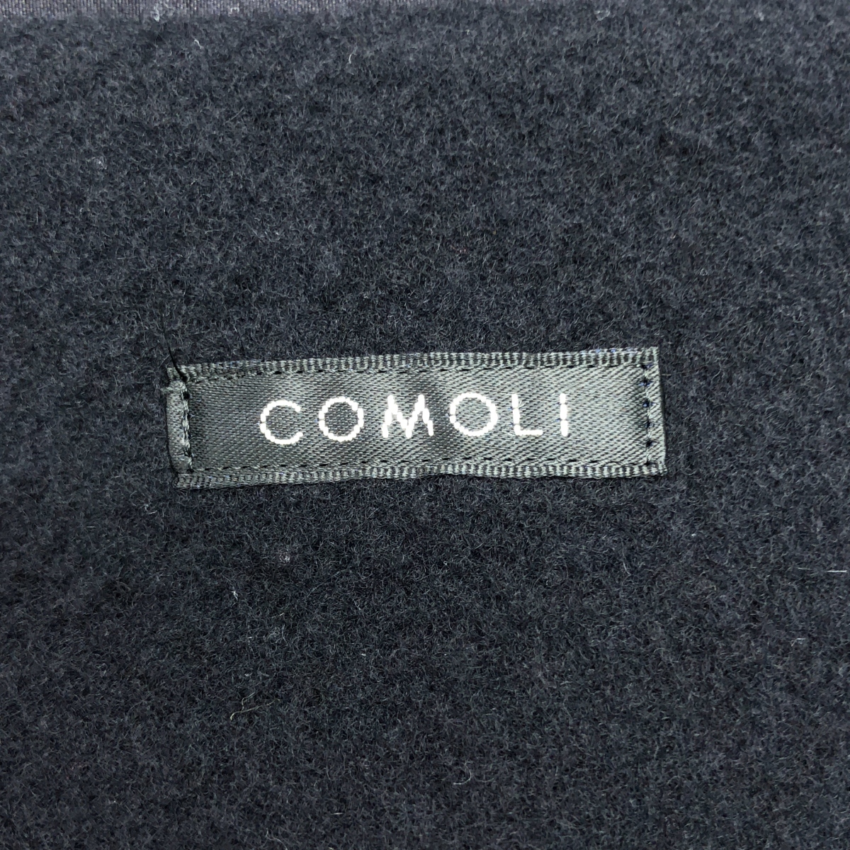 COMOLI / コモリ コットン フーデッドコート