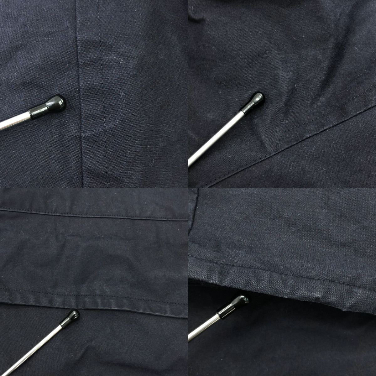 COMOLI / コモリ コットン フーデッドコート