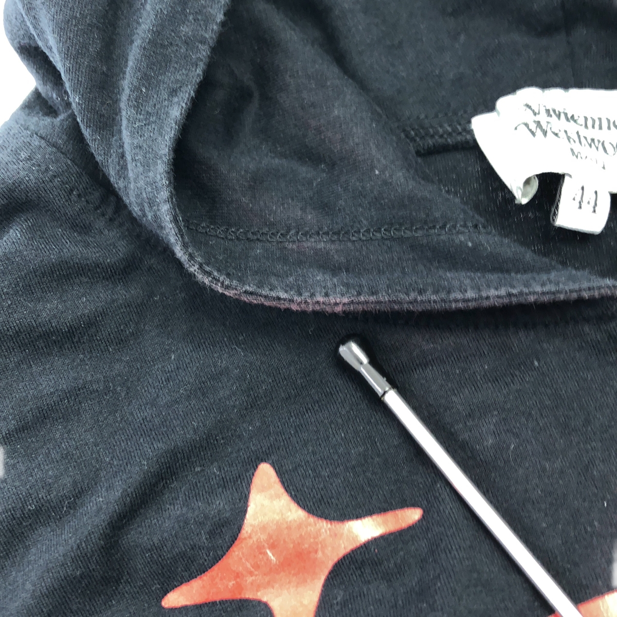 Vivienne Westwood MAN / ヴィヴィアンウエストウッドマン オーブ プリント スリット Tシャツ カットソー フーディ