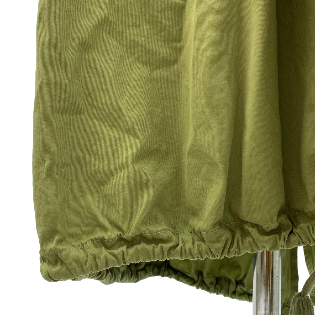 STELLA McCARTNEY / ステラマッカートニー オーバーシルエット ドローストリング ミリタリー モッズコート / フード着脱可