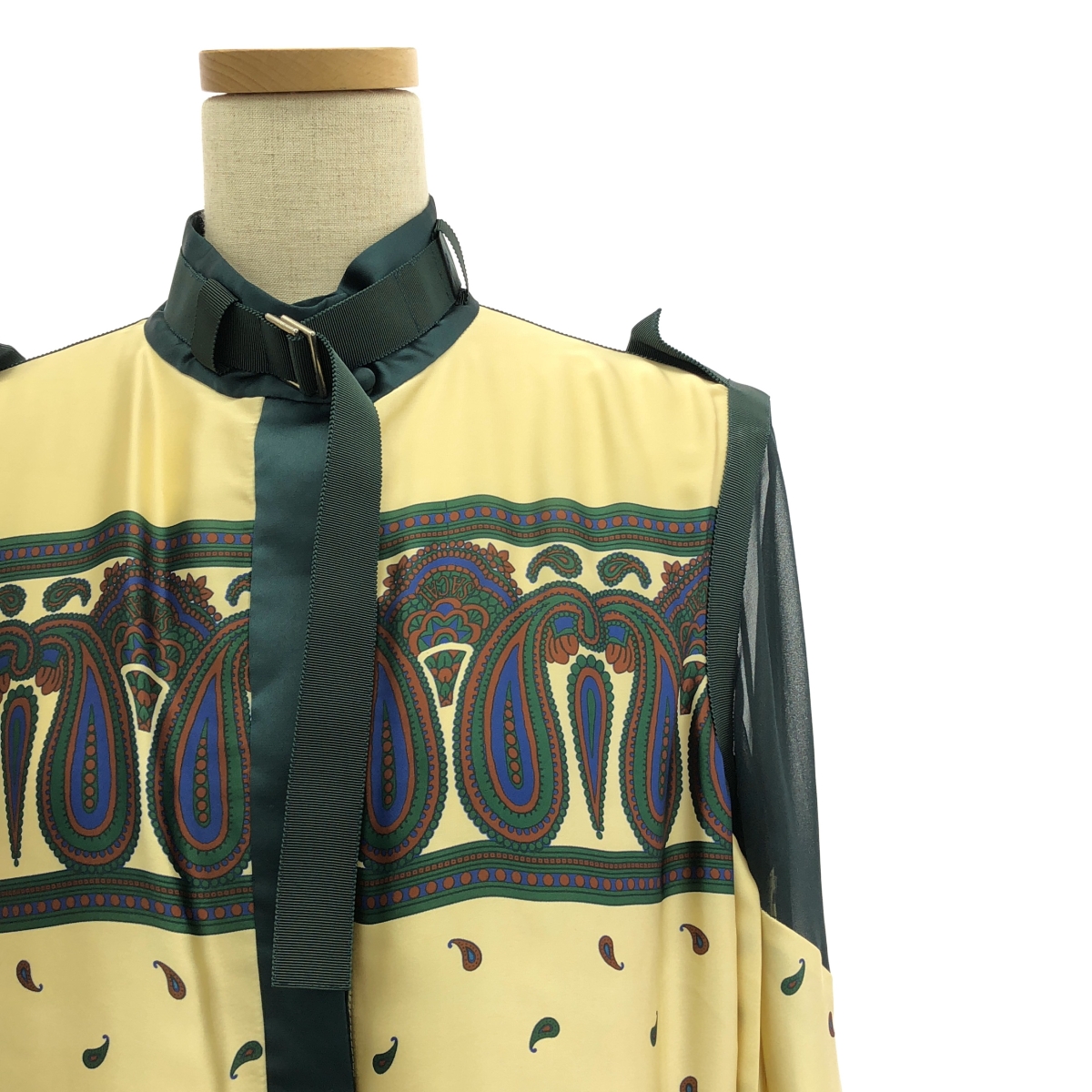 sacai / サカイ Paisley Printed Dress  ペイズリープリント / プリーツ ドレス ワンピース