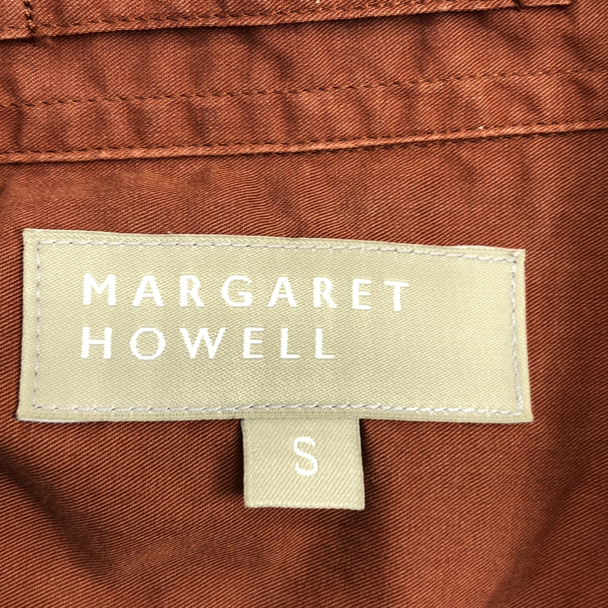 MARGARET HOWELL / マーガレットハウエル コットン レギュラーカラー シャツ