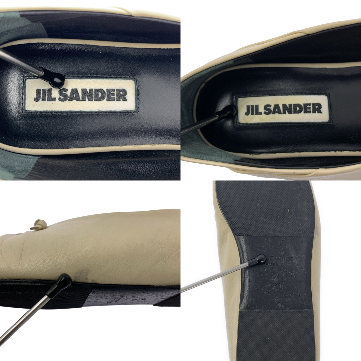 JIL SANDER / ジルサンダー Ballerinas ポインテッドトゥ フラットシューズ パンプス