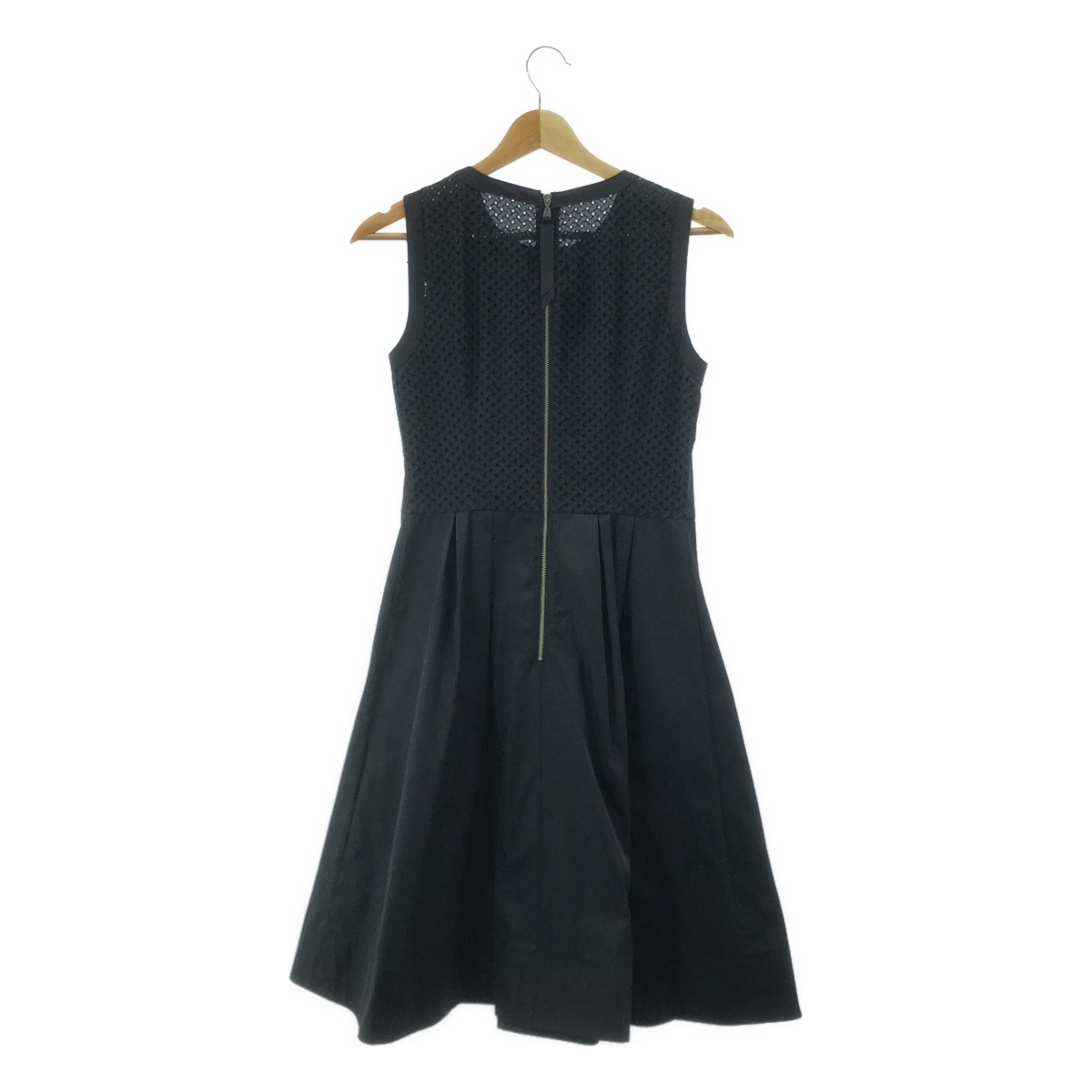 FOXEY NEW YORK / フォクシーニューヨーク ノースリーブ バックレース 切替 ワンピース