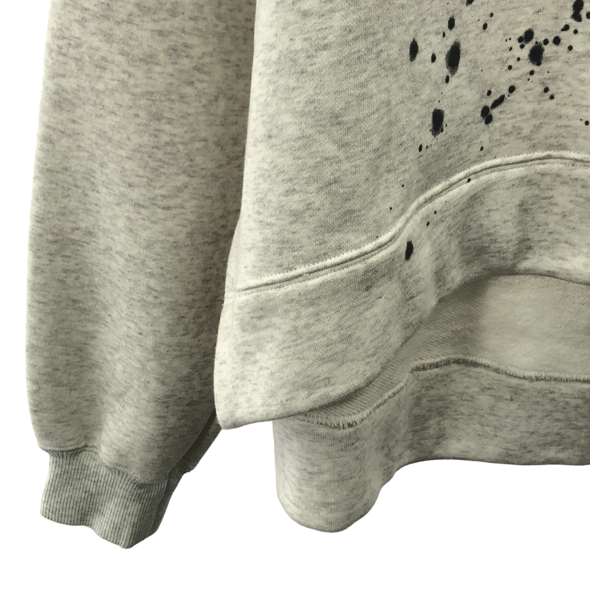 その他 ハンドペイントスウェットフーディー プルオーバーパーカー