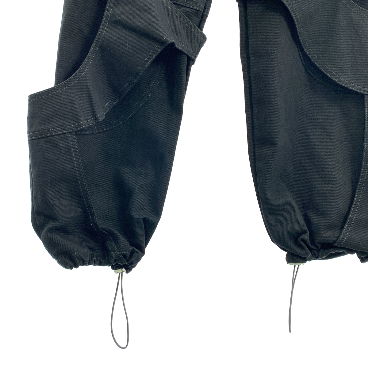 その他 CUT-OUT PANTS / ロゴ カットアウト ドローストリング パンツ