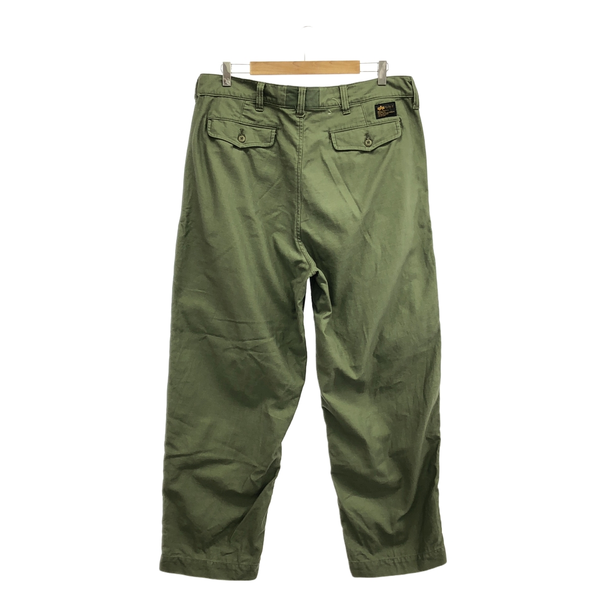 ALPHA INDUSTRIES / アルファインダストリーズ ミリタリー 2タック ワイド パンツ