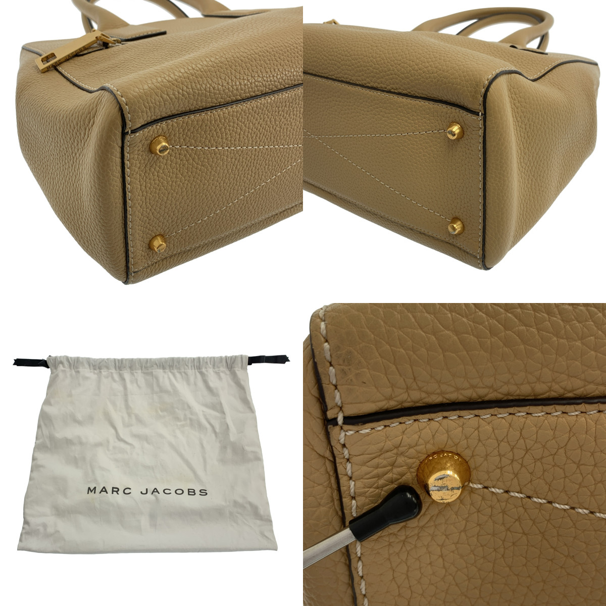 MARC JACOBS / マークジェイコブス GOTHAM EW ゴッサム 2Way レザー ショルダー トートバッグ