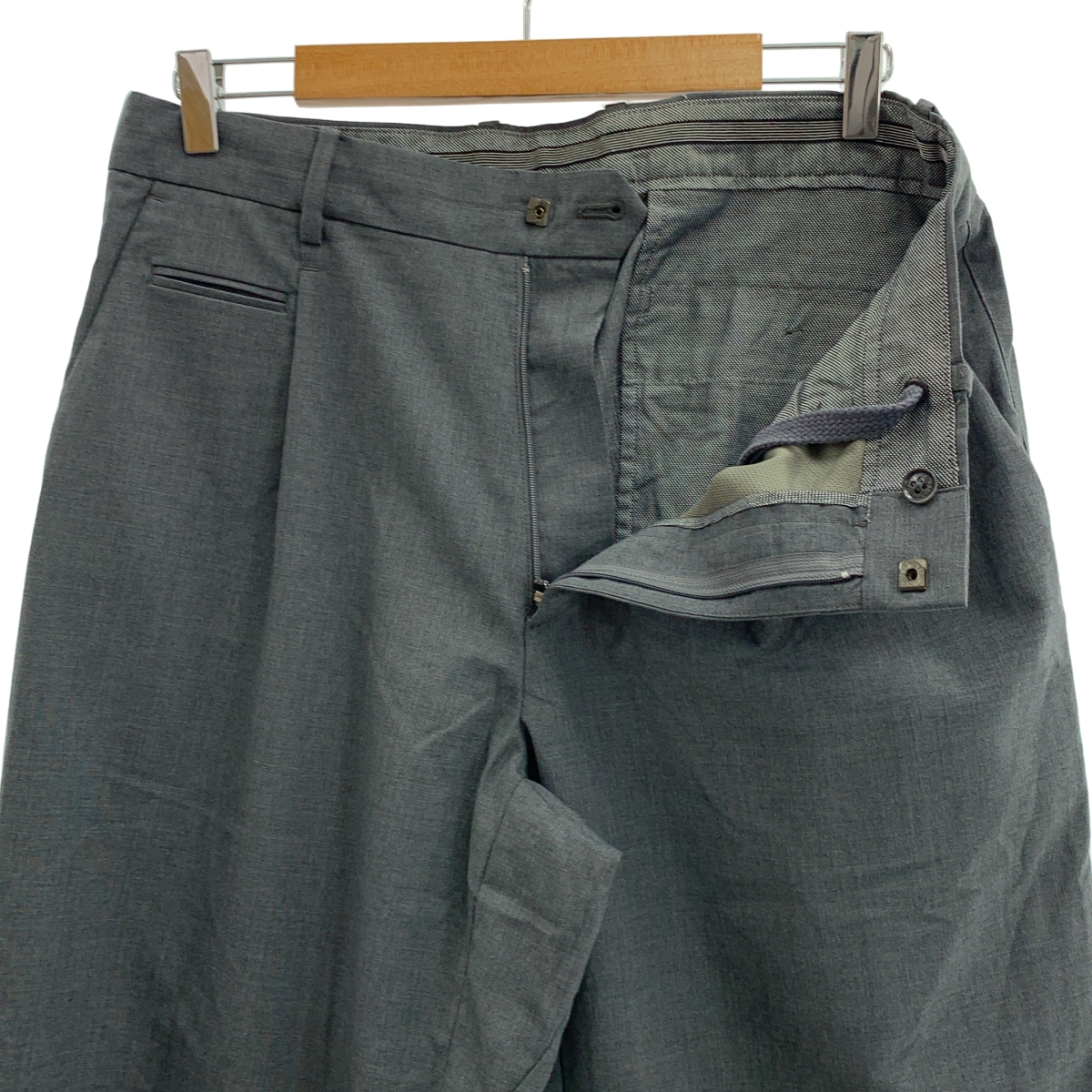 nanamica / ナナミカ Wide Pants / SUCS739 ドローストリング サマーウールワイドパンツ