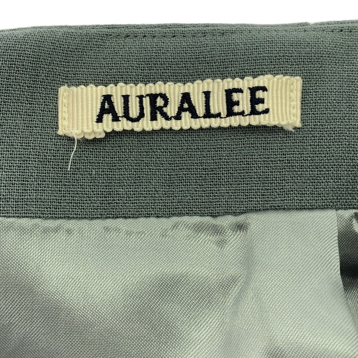 AURALEE / オーラリー TENSE WOOL DOUBLE CLOTH SKIRT テンスウール ダブルクロス スカート