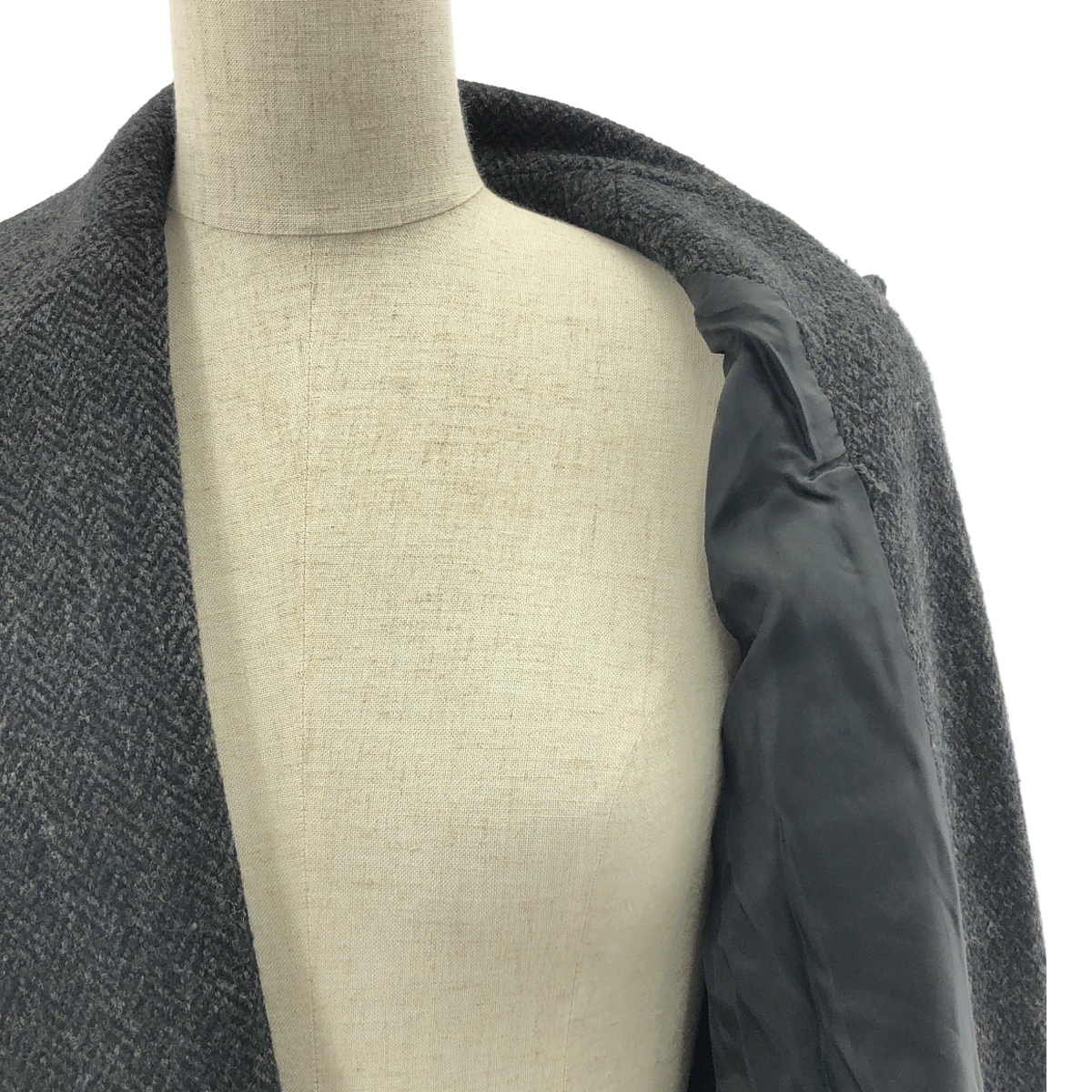 POLO RALPH LAUREN / ポロラルフローレン ウール ヘリンボーン ロング チェスターコート