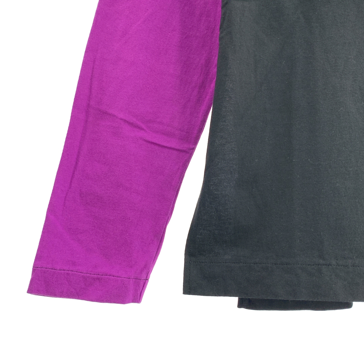 tao COMME des GARCONS / タオコムデギャルソン ベロア 刺しゅう サイドスリット カットソー