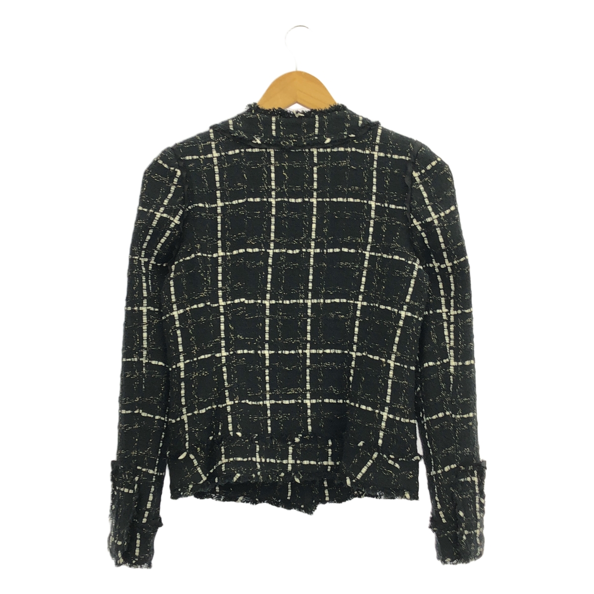 Shinzone / シンゾーン my D'artagnan / マイ ダルタニアン ツイード ノーカラー ジャケット / 総裏地